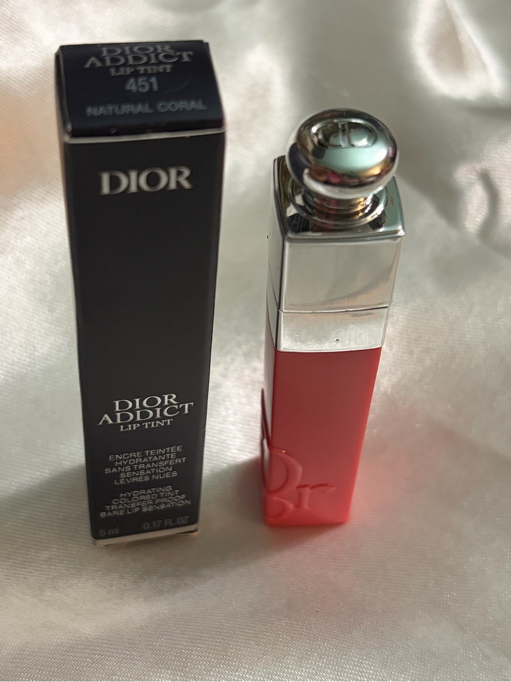 Dior Lip Tint in Natural Coral (451)